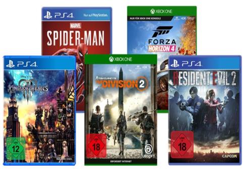 5 Spiele für 3: 3 Spiele kaufen + weitere 2 Spiele gratis