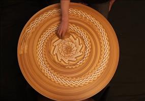 Sanddrehteller Kunst