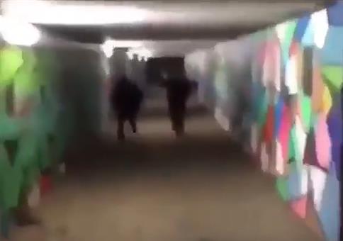 Heftiger Böller im Tunnel