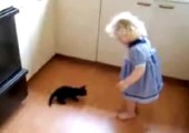 Kinder und Katzen