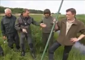 Grabenspringen in Nordfriesland