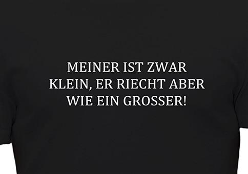 Meiner ist zwar klein…