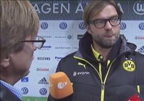 Jürgen Klopp im Interview mit Béla Réthy