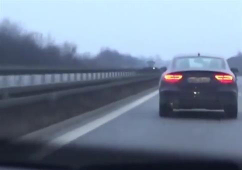 Krasse Verfolgungsjagd auf deutscher Autobahn