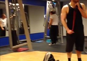 Auch eine Art im Fitnessstudio zu trainieren