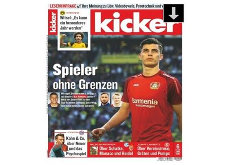 Gratis: 13 Ausgaben vom Kicker 