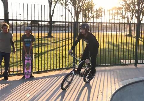 Schaschlik-Trick - Mit dem Bike über den Zaun