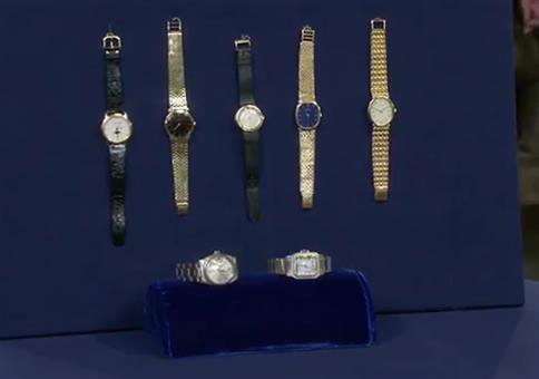 Eine kleine Sammlung schweizer Uhren