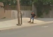 Skateboarder vs. Laterne