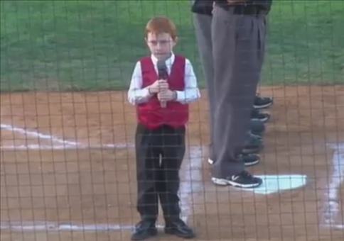 Australische Nationalhymne mit Schluckauf