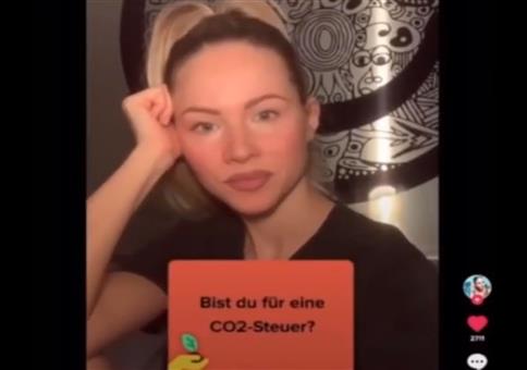 Was die Blondine zur CO2 Steuer denkt!