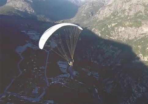 Gleitschirmakrobatik