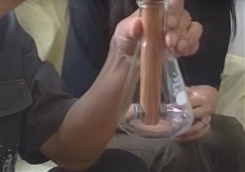 Scharube in der Flasche Trick