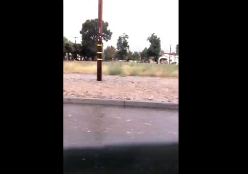 Erstmal die Scheibe bei dem Sauwetter runterlassen