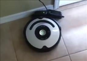 Saugroboter baut richtig Scheiße