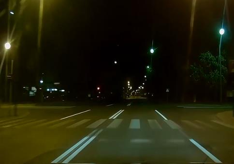 Geiler Drift an der Kreuzung