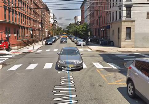 Der Treppenfall bei Google Street View