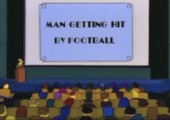 Football in die Eier - Simpsons Edition