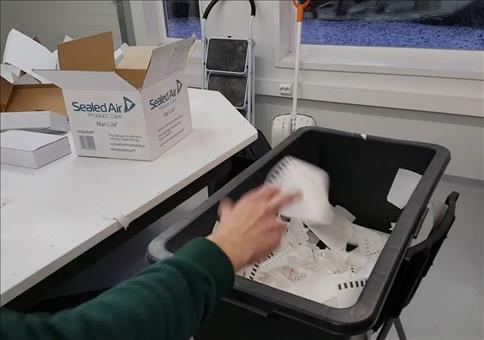 Elektrostatischer Müll