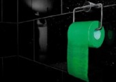 Nachleuchtendes Toilettenpapier