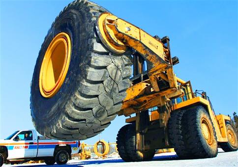 Wie man einen Riesenreifen repariert