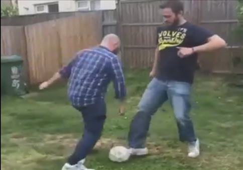 Böse von der Seite reingerutscht