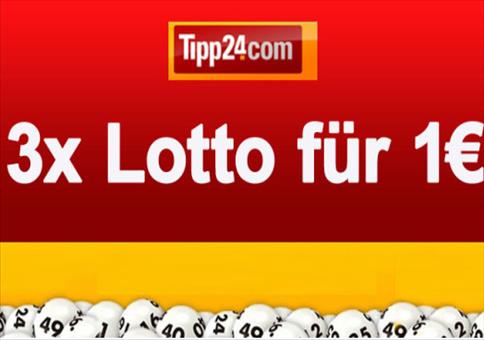 Lotto: 3 Felder für 1€