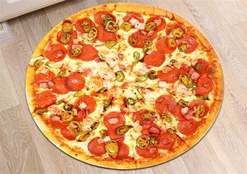 Pizza für den Fußboden