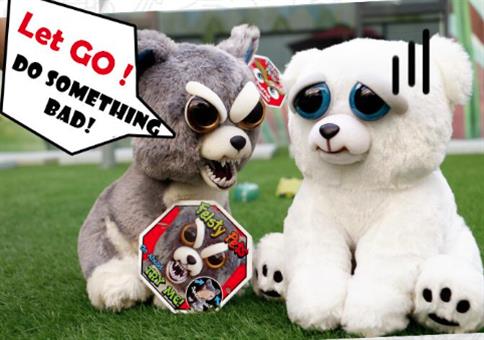 Feisty Pet – Kuscheltier mit bösem Blick für 9,84€