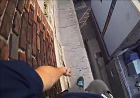 Parkour: James Kingston unterwegs in Cambridge