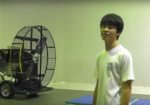 Spaß mit der Windturbine