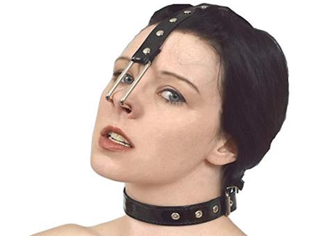 Nasenhaken aus Lack mit Halsband