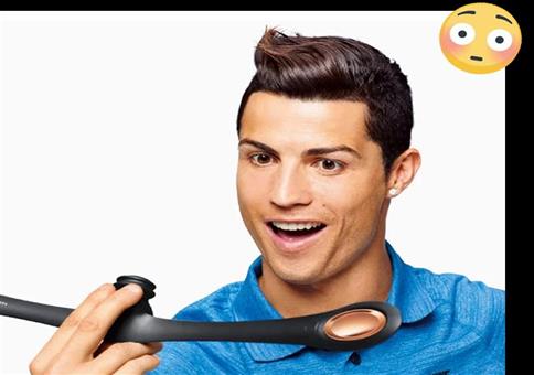 Was sich Ronaldo so alles in den Mund steckt