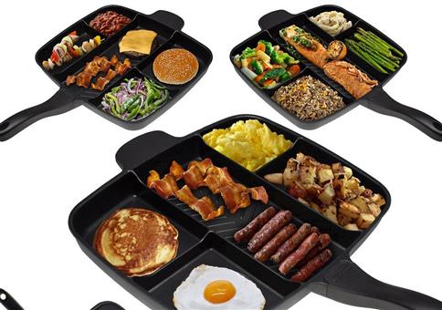 Geniale riesige Mehrfachpfanne