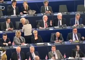 Harter Tag im Europaparlament