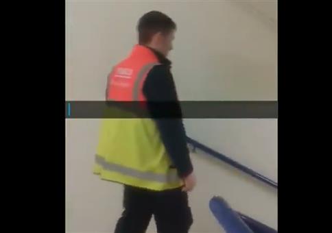 Treppenhaus mit Kirchenakustik