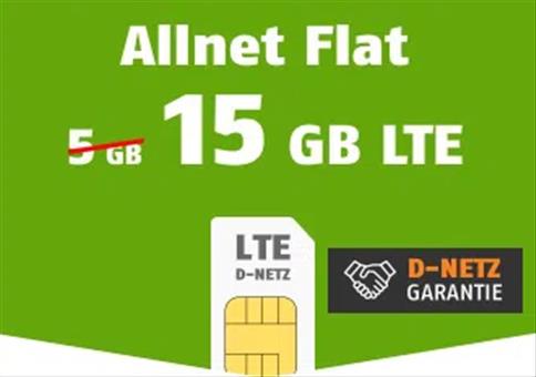 Telekom Allnet-Flat mit 15GB LTE für 15€ mtl.