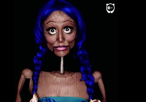 Unglaubliche Makeup Illusion