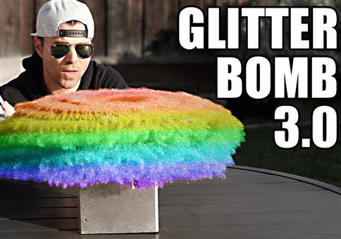 Glitzerbombe VS Paketdiebe