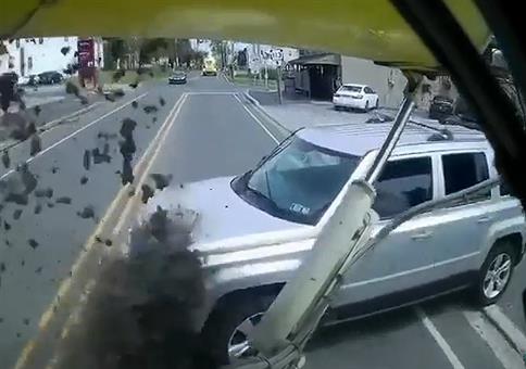 Vollbremsung mit Beton