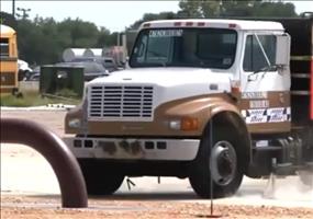 LKW Barriere im Test