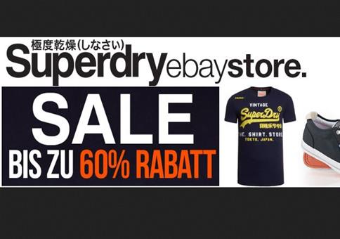 Superdry Sale mit bis zu -60% Rabatt + 20% Extra Rabatt