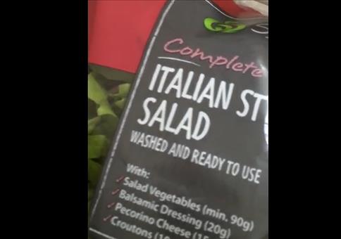 Ganz frischer Salat