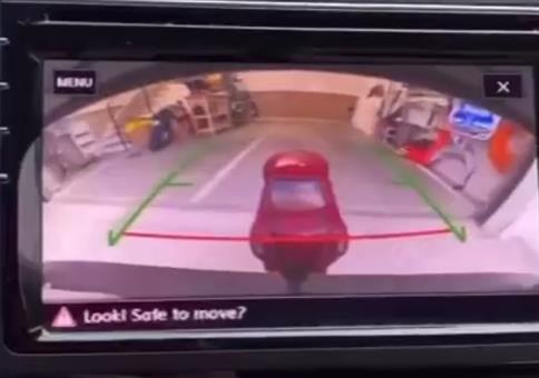 Mini-Einparkhilfe für die Rückfahrkamera