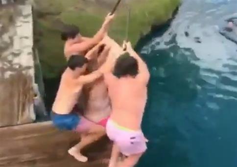 Da hat nicht nur das Seil nachgegeben