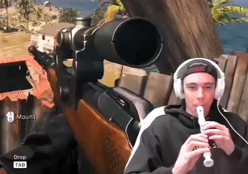 Mit der Flöte Egoshooter spielen