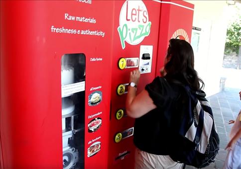 Pizzaautomat in Italien
