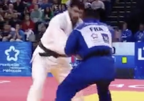 Netter Wurf beim Judo