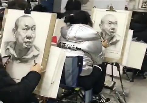 Entartete Kunst beim Zeichenkurs