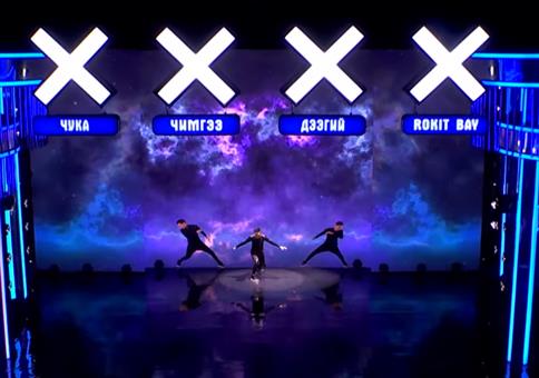 Tanzperformance zu Animation bei Mongolia’s Got Talent 2016